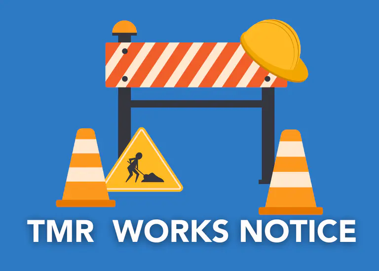 TMR notice of works