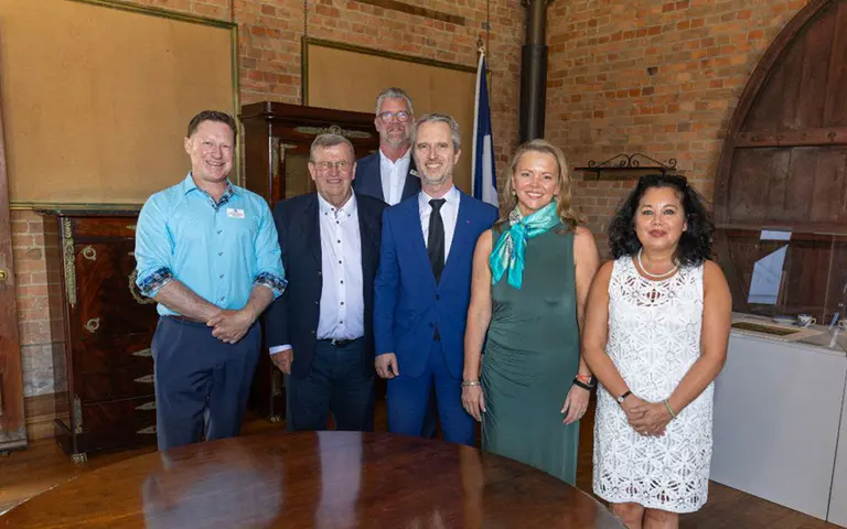 French Ambassador visits The Briars for Napoleon collection