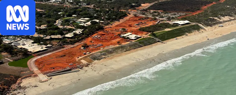 'Fed a lie': Locals frustrated as construction site remains at famous WA beach