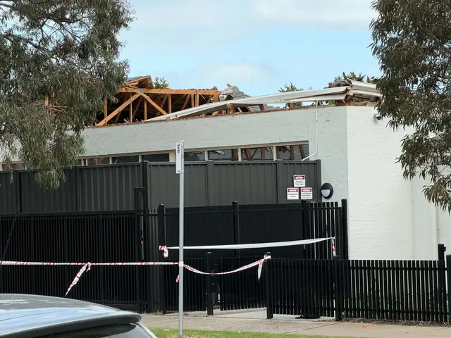 Roof caves in at Altona North aged care home