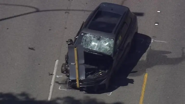 Elderly driver, 80, fighting for life after unmarked police car crashes during Perth pursuit