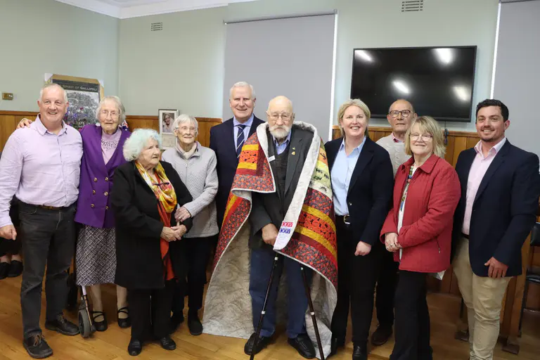 Deserved Quilt of Valour for Hugh Hendry