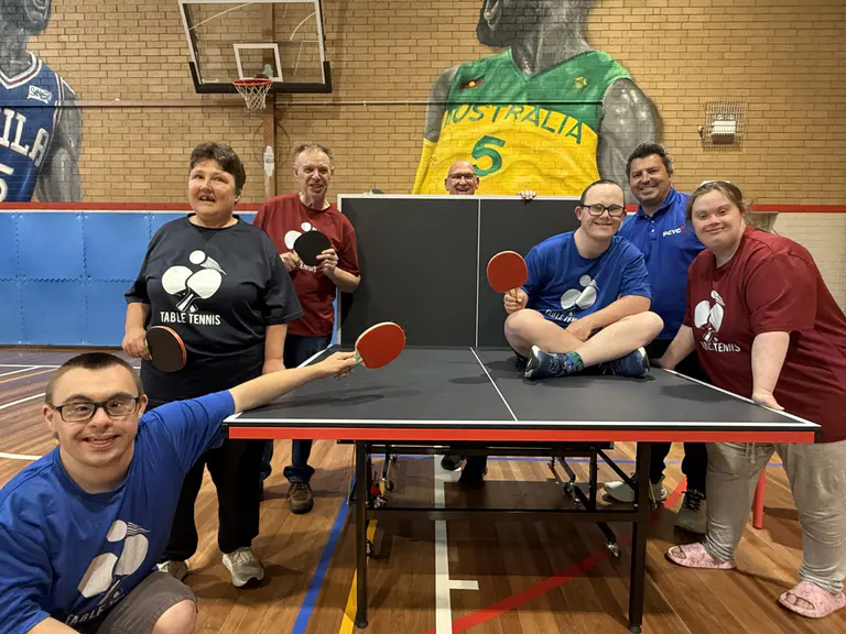 ‘We’ve got a house, let’s fill it’: PCYC opens doors to Special Olympics table tennis crew