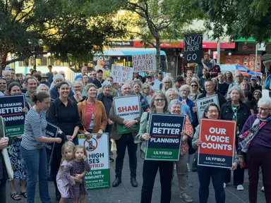 Residents rally against Inner West Council’s pro-developer plan