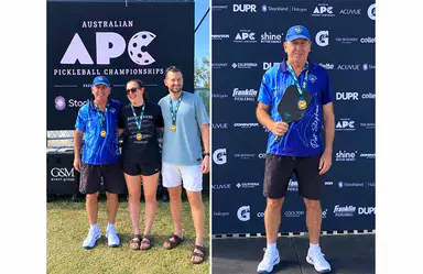 Port Stephens pickleball ace Emily Wilson claims four medals at Australian championships on the Gold Coast