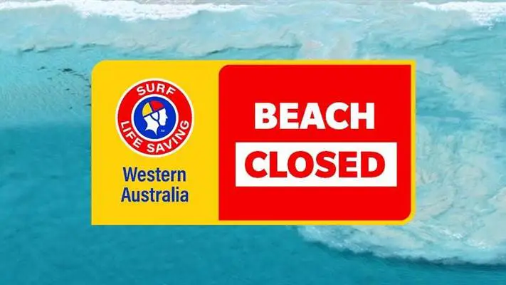 퍼스 북부 교외 Sorrento Beach, 일요일 오전 고래 사체 발견 후 폐쇄 및 상어 주의보 발령