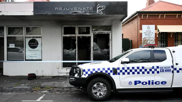 Suburban firebombing guts beauty clinic owner's dream