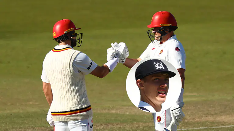 Debutant the shining light for Vics as SA build big lead
