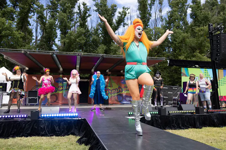 Canberra streets turn rainbow for SpringOUT’s 27th year