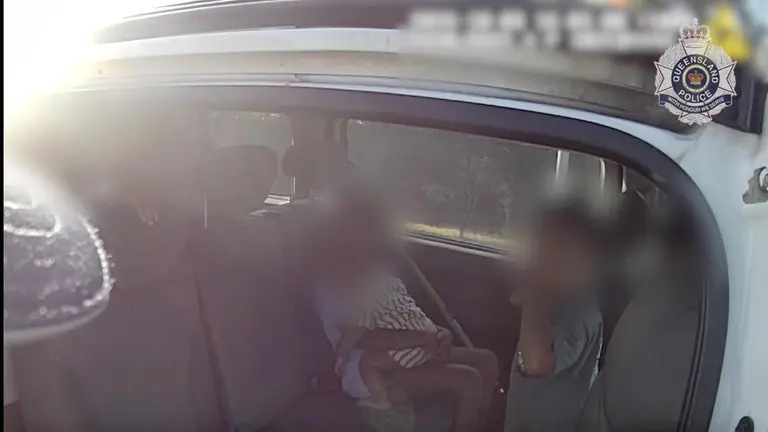 'Really bad': woman driving with five kids unrestrained