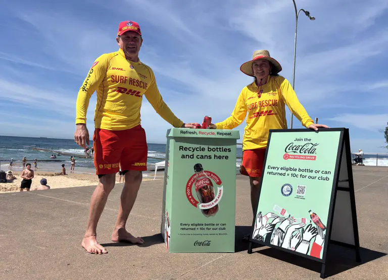 How your empty bottles can boost Austinmer Beach’s lifesavers
