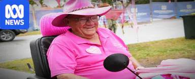 'Pink man' fights for better cancer care in regions
