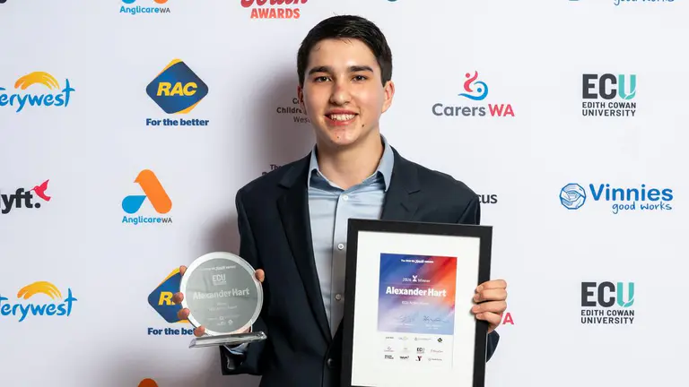 Perth Modern student wins State award for environmental action efforts