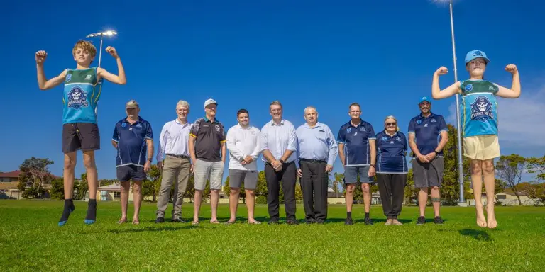 New lighting upgrade boosts evening sport at Evans Head
