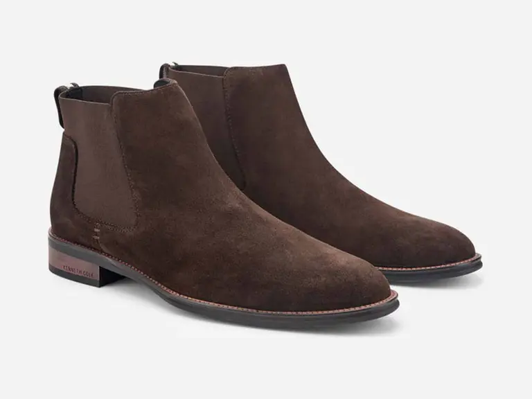 Slip Into Kenneth Cole’s Tully Leather Chelsea Boots for Cushioned, Lace-Free Comfort