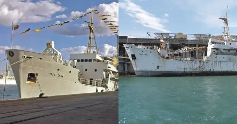 Waverton’s “deteriorating” 76-metre Cape Don vessel seized by NSW Government