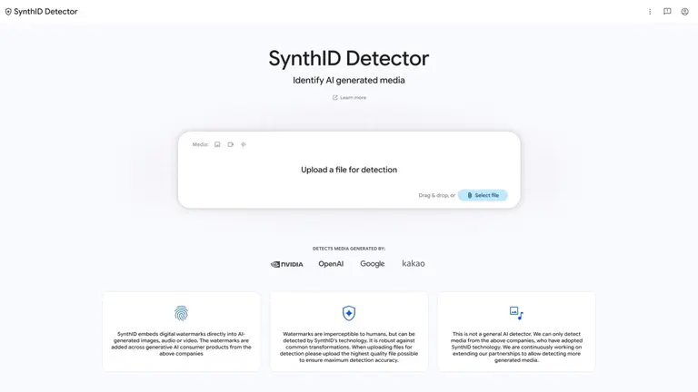 Google’s new SynthID website can identify AI-generated media
