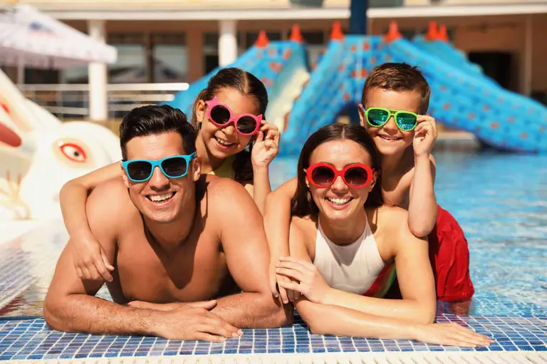 North Sydney Olympic Pool floats New Year’s Eve fireworks party for swimmers.
