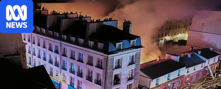'Violent' fire destroys Paris's oldest covered food market