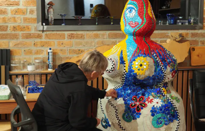 From a Kaleen art studio to Bondi Beach, the journey of Judy Witherdin’s creation Phatyma