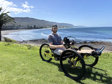 Illawarra paraplegic athlete calls his 82-km attempt ‘delusional’ – and does it anyway