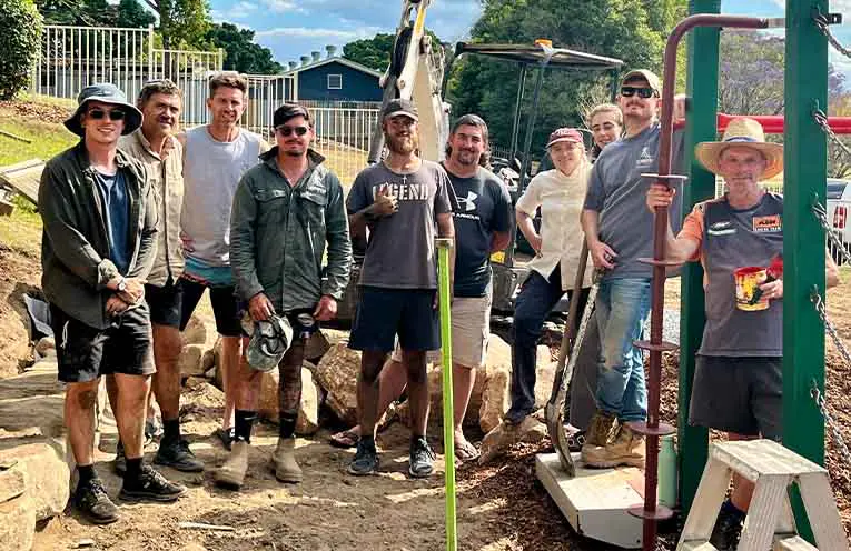 Coffs Baptist Church members go on a building mission in Grafton