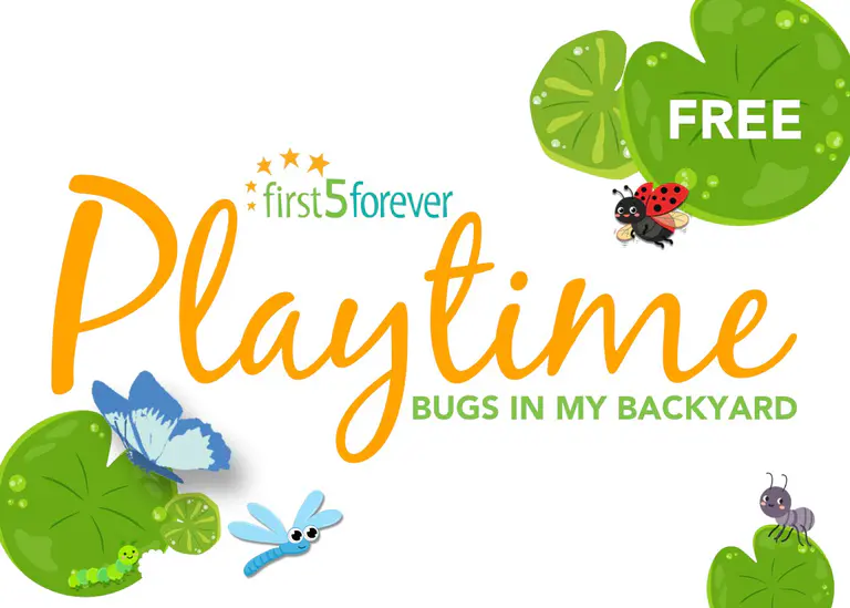Pop Up Playtime – Bugs in my backyard