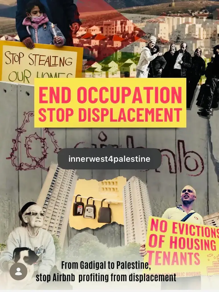 City of Sydney for Palestine joins calls for council to boycott Airbnb