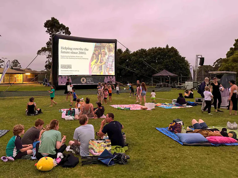 Cinema under the stars brings dragons to Lismore