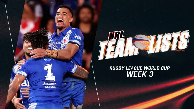 Rugby League World Cup 2026 team lists: Predicted line-ups for Week 3 matches