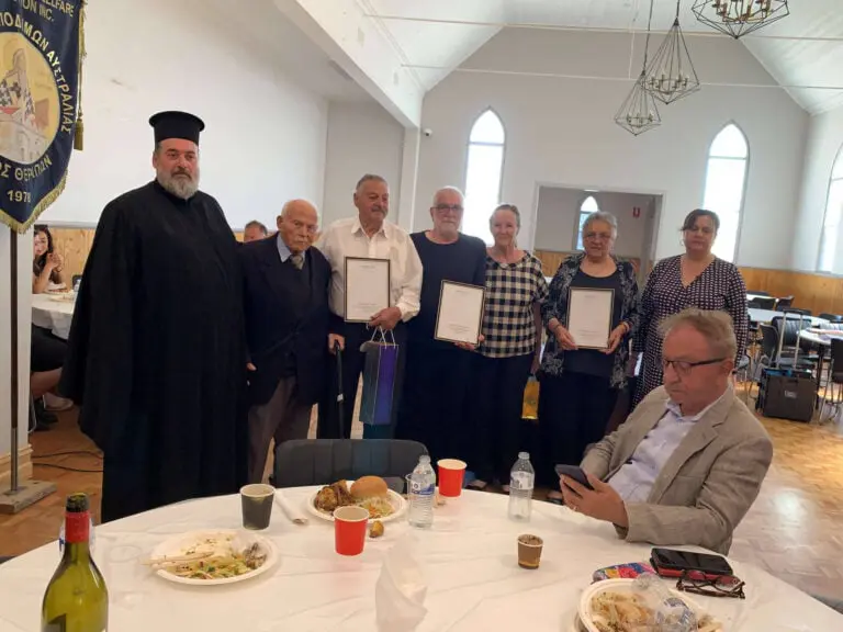 Cypriots celebrate their patron, Saint Therapon, in Melbourne