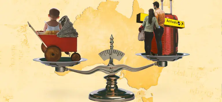 Australians are having fewer babies. Can migration fill the gap?