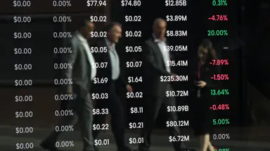 Australian shares fall, dragged lower by NAB and BHP