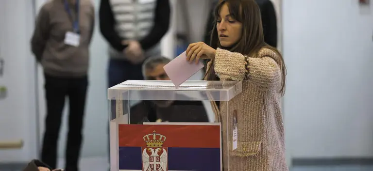 Serbia votes in record numbers as student-led movement challenges government