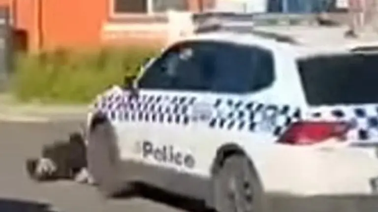Investigation launched after police car collides with teen e-bike rider in Geelong car park