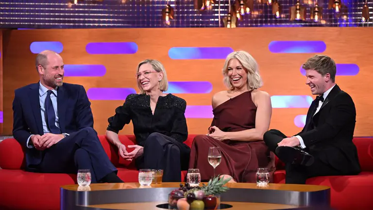 威廉王子 (Prince William) 亮相《格雷厄姆·诺顿秀》(The Graham Norton Show)，畅谈另类职业
