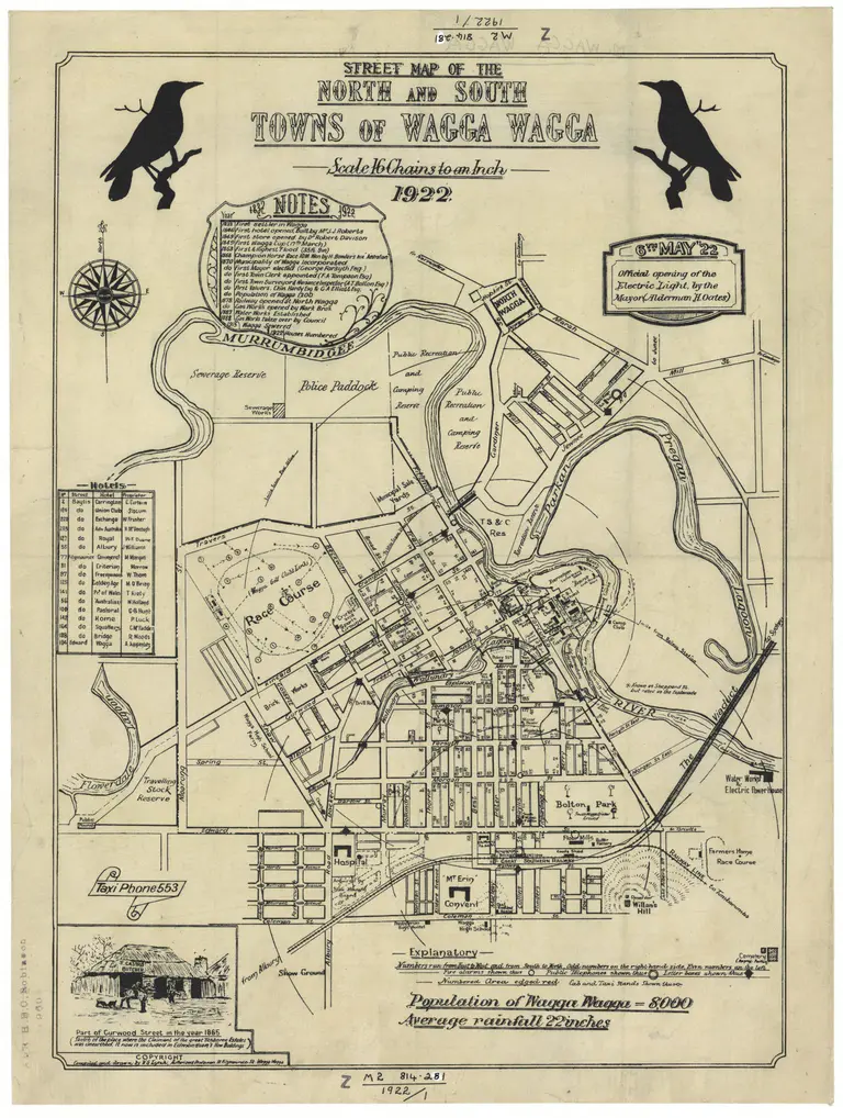 Riverina Rewind: The map that celebrated Wagga’s new lights and numbers