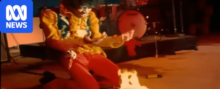 ABC 50/50 quiz: Test your knowledge of Jimi Hendrix's charred guitar, plus cosmic particles