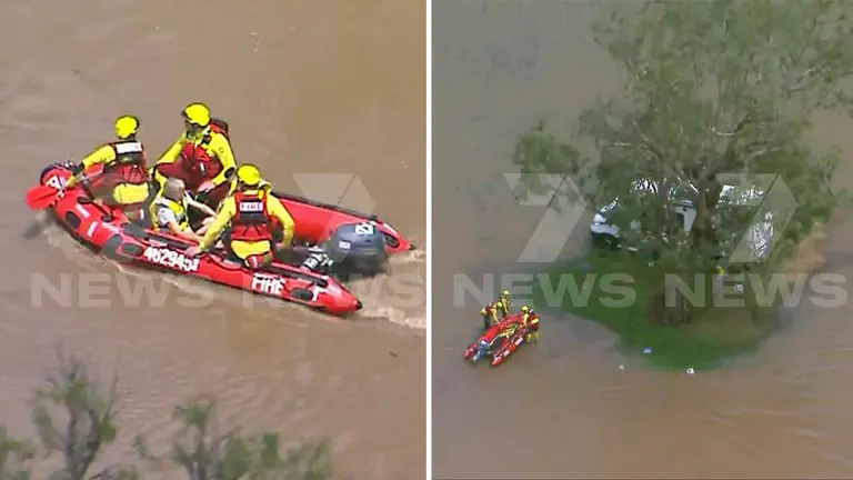 Campers rescued after becoming trapped in Queensland floodwaters as more severe storms predicted