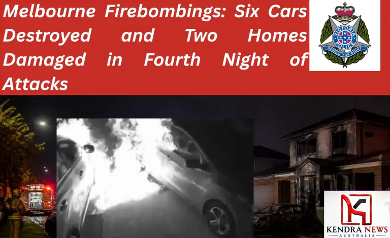 Six cars destroyed in fourth night of Melbourne residential firebombings