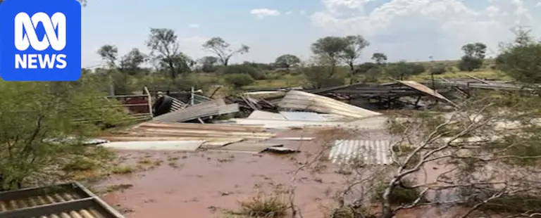 Outstations and town camps struggle with damage from 'scary' storm