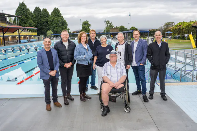 Pool back from three year break