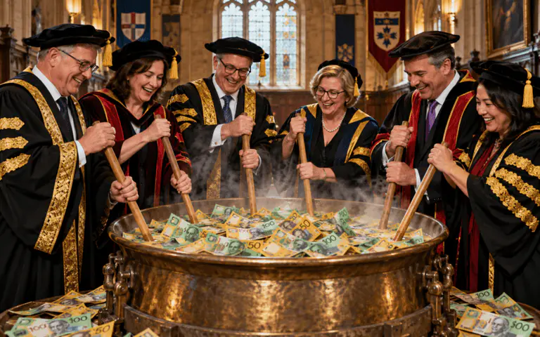 Cooking the books. Why are universities crying poor despite massive cashflows?
