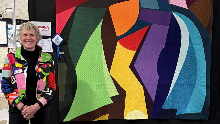 Award-winning Nedlands artist presents first solo exhibition revealing a new side of quilting