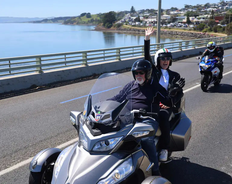 Last 'Homecoming Ride', last cheer from the kids for MotoGP