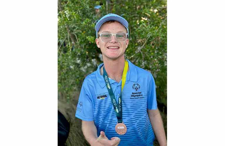 Nelson Bay golf sensation Lachlan Pearson shines at Special Olympics National Games