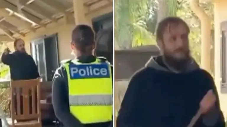 Victorian man who allegedly mowed down Helen Haines had been arrested in 2022 after hostile police standoff