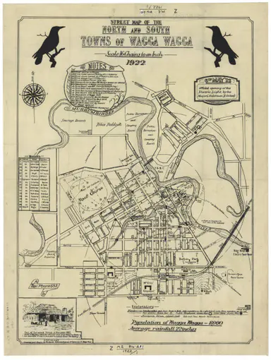 Riverina Rewind: The map that celebrated Wagga’s new lights and numbers