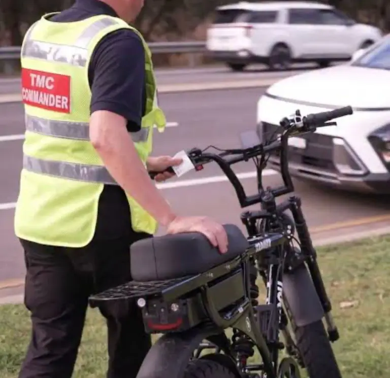 Police warning after officer injured, e-bikes seized in crackdown