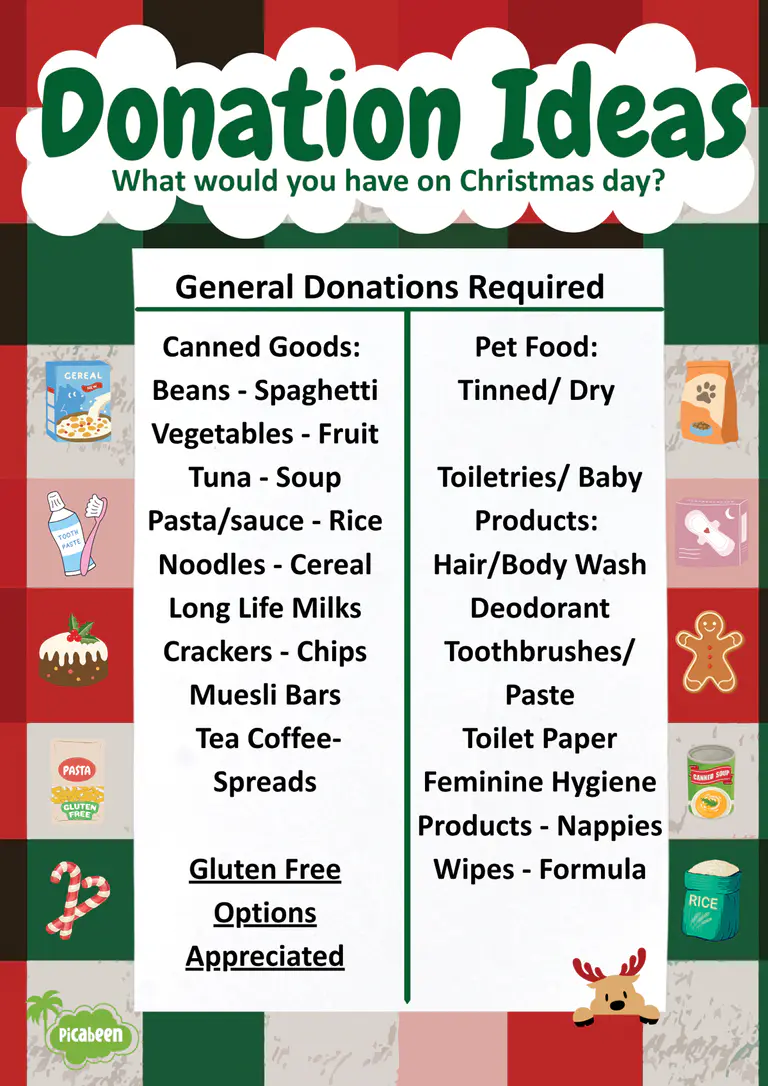 Help Fill a Hamper this Christmas
